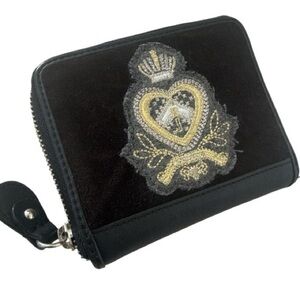 Juicy Couture VTG Black Zip Wallet